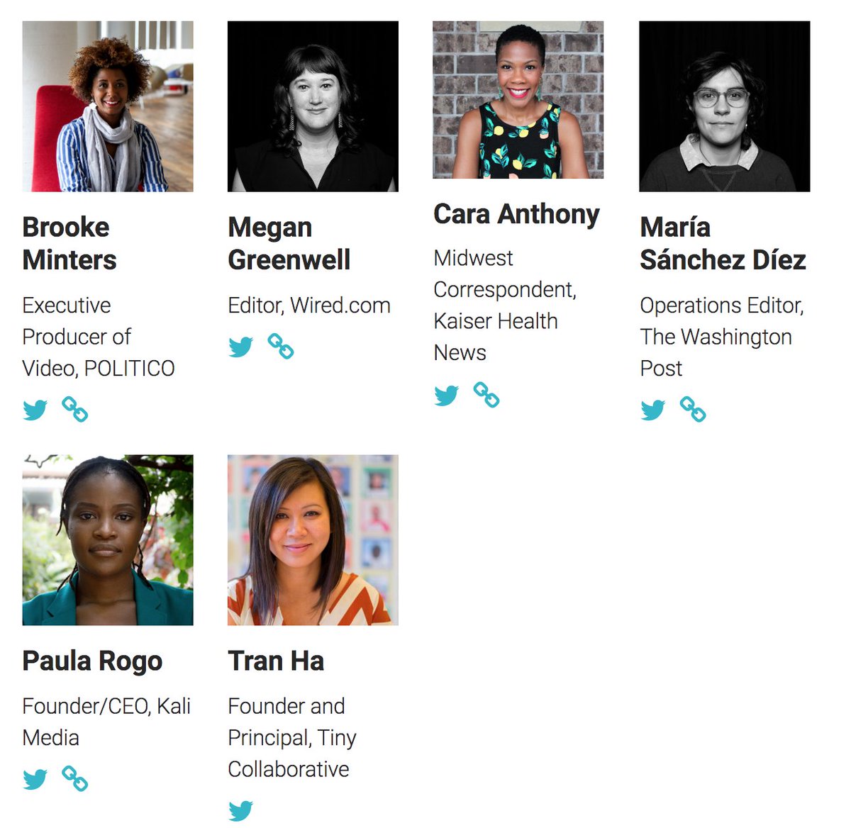 Next Thursday at 12 pm ET, we'll have an incredible session on Career Advice from the Women's Leadership Accelerator with <a href="/CaraRAnthony/">Cara Anthony</a> <a href="/brookeminters/">Brooke Minters</a> <a href="/megreenwell/">Megan Greenwell</a> <a href="/mimapamundi/">María Sánchez Díez</a> @kalibawse + <a href="/tranosaurus/">Tran Ha</a>, who lead so many great things.  Register: journalists.org/course/career-… #ONAWLA