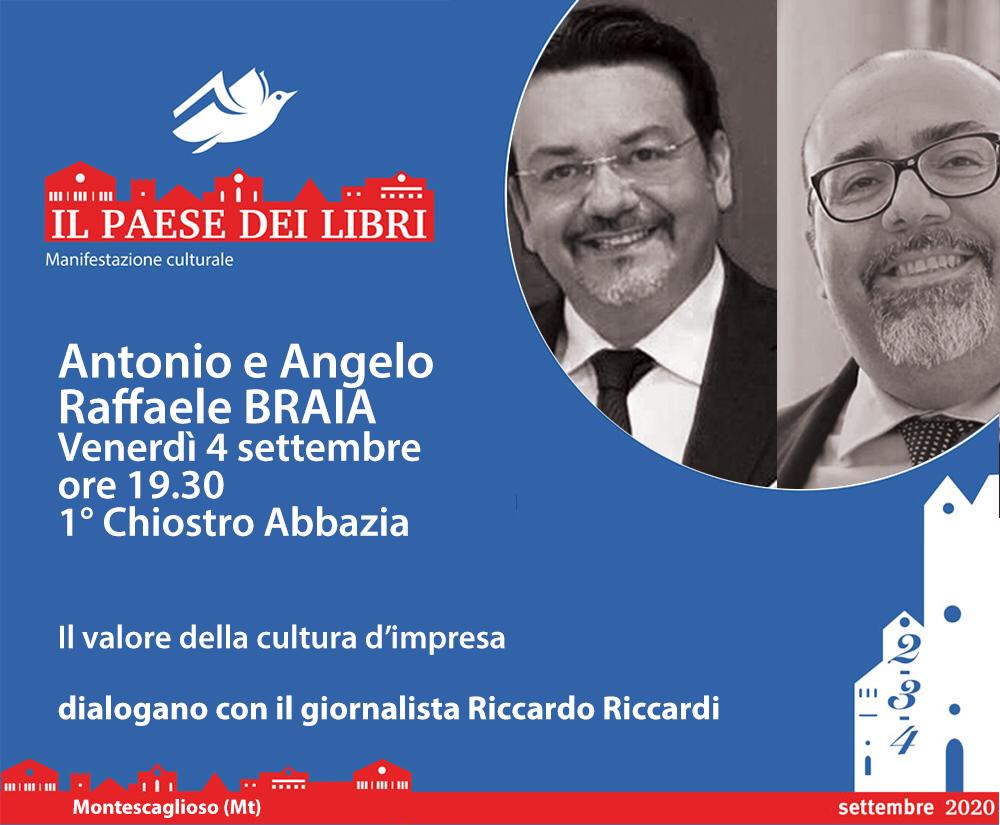 antonio_braia's tweet photo. Venerdì 4 settembre ore 19:30 presso il 1° Chiostro Abbazia, #Montescaglioso, come fondatore @Bi3Matera e AD @Brecavmt sarò ospite della Manifestazione culturale, Il paese dei libri, sul tema "il valore della cultura d'impresa"
#culturaimpresa #valorizzazionedelcapitaleumano https://t.co/vMULXir6aa