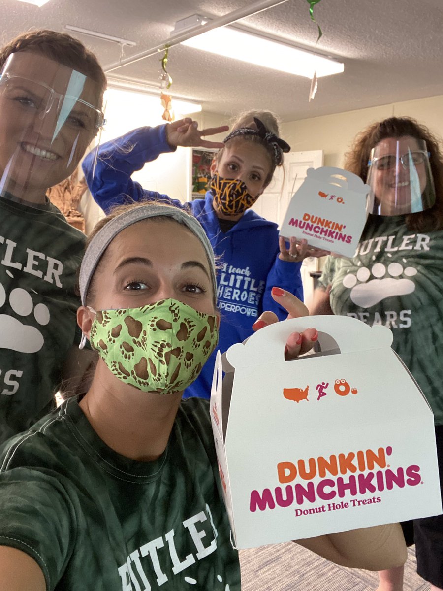 Also... shoutout to <a href="/MrsDeschambeau/">Meredith Deschambeau</a> for dropping off our third grade team a sweet treat today! As you can tell, we are REALLY enjoying them 💚💚💚💚💚