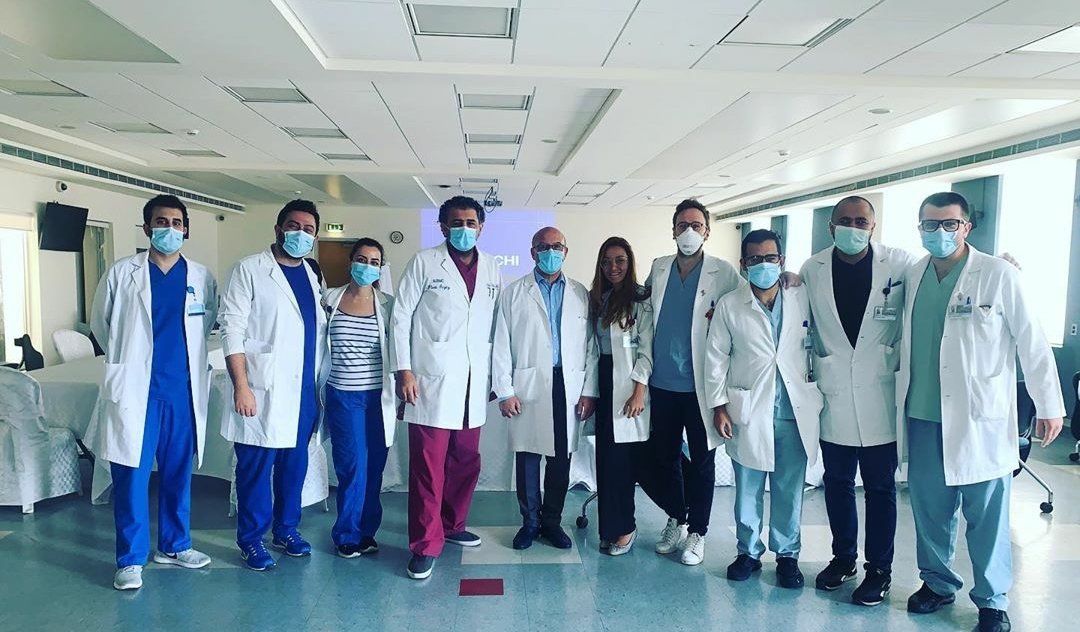 This is the plastic surgery team at our hospital.They have been one of the most overworked and drained teams in the hospital since day one of the explosion.