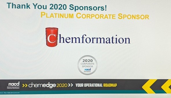 chemformation's tweet photo. Proud to be a sponsor of #ChemEdge2020 @NACD_RD #chemical https://t.co/poTv9umSQv