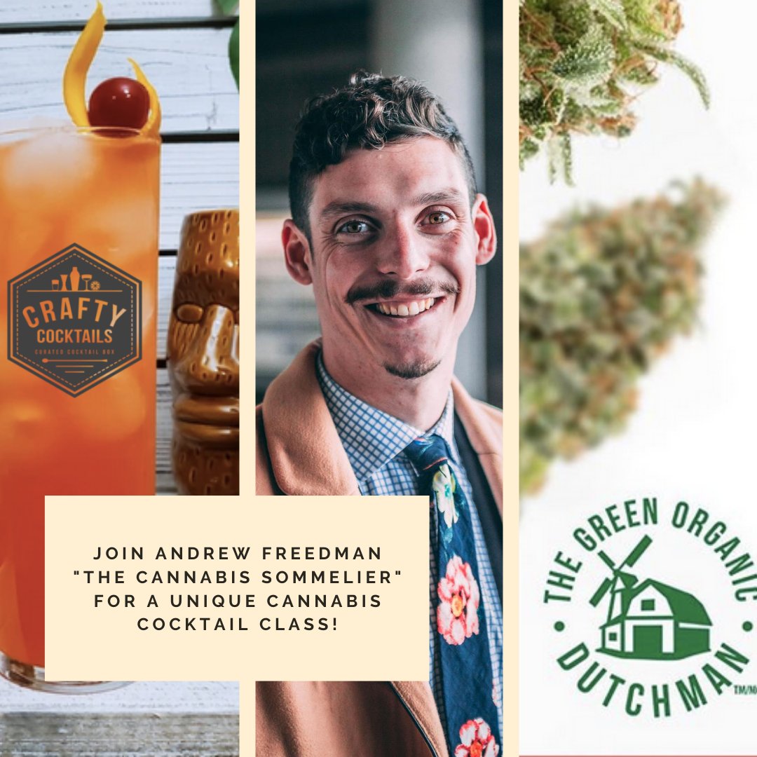 Join Andrew Freedman "The Cannabis Sommelier" for a unique cannabis cocktail class at the <a href="/c45QUALITY/">C-45 Quality Association</a> Summit on September 14-16 c45summit.com/home. Save 50% off your ticket by using our special code WORK.