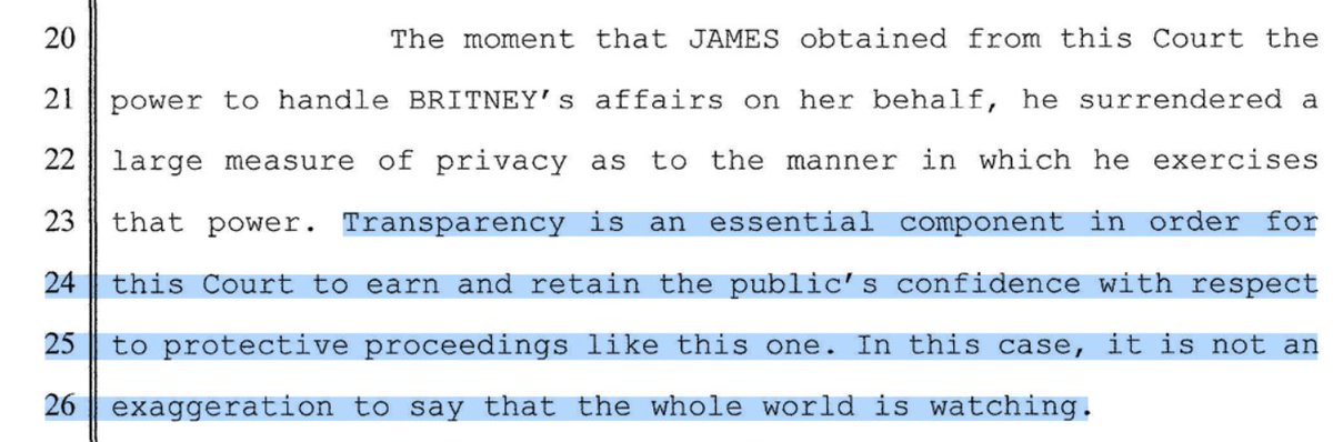 joecoscarelli's tweet photo. four years after our story (https://t.co/rByRDlE8L2), Britney Spears seems to have fully broken from her dad Jamie &amp; is finally giving #FreeBritney her blessing, in new court docs arguing against sealing future hearings in the conservatorship https://t.co/vRdNHshLMF