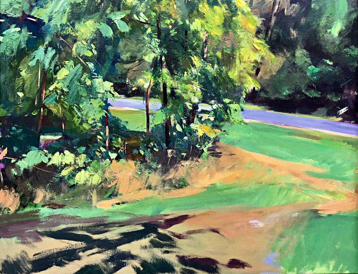 Cottage_Curator's tweet photo. Pates uses gestural brushstrokes and knife work to sculpt a layered landscape... [📷: #ClivePates, "Transfiguration Series - Avon Hall, Little Washington VA," Oil on linen, 38" x 31"] https://t.co/xlzkL6Ajab #landscapepainting #pleinairartist #LittleWashingtonVA #LoveVA https://t.co/WilaonkbvQ