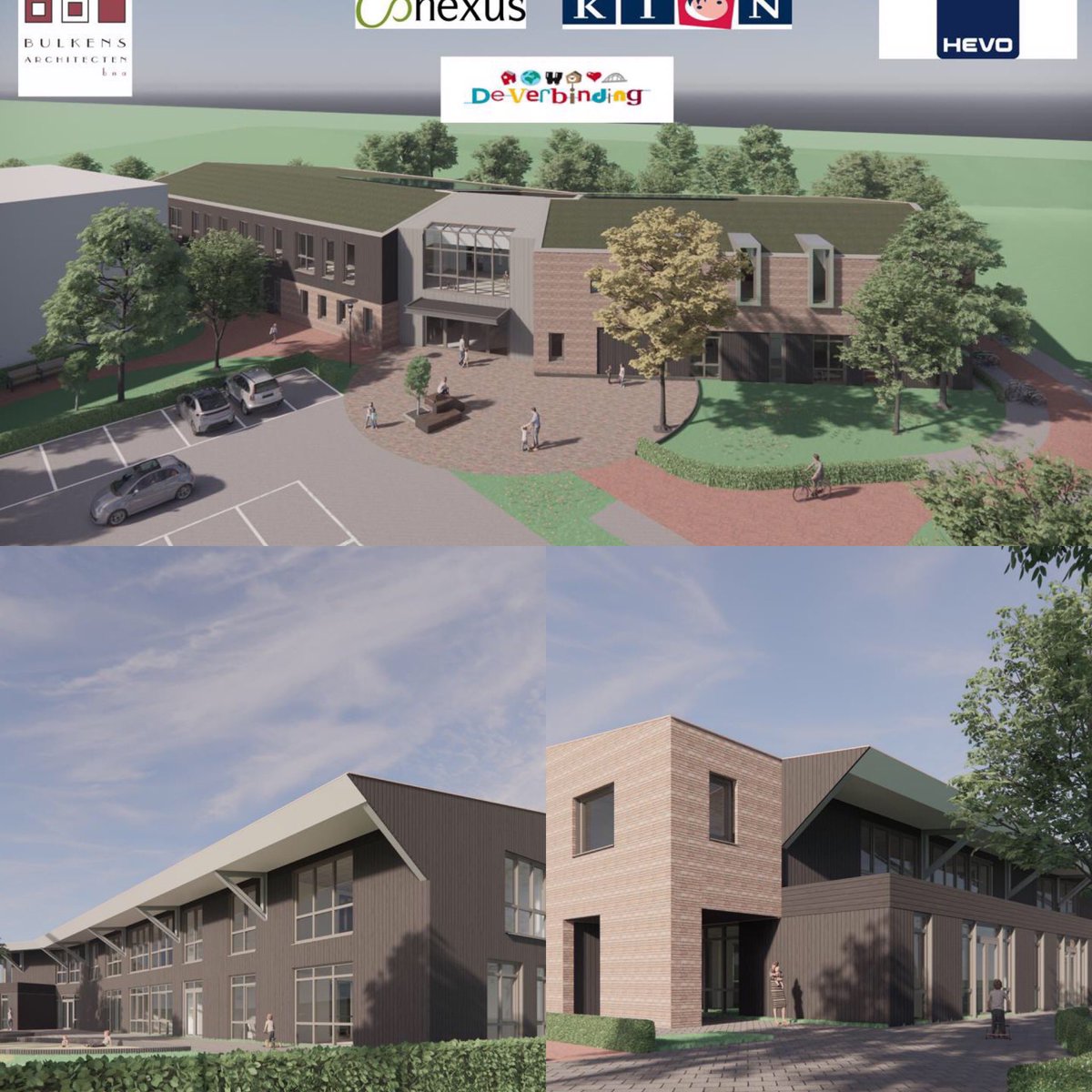 manonprevoo's tweet photo. Trots op ons ontwerp van het nieuwe gebouw: een sfeerimpressie. https://t.co/0xyq6GKpiw