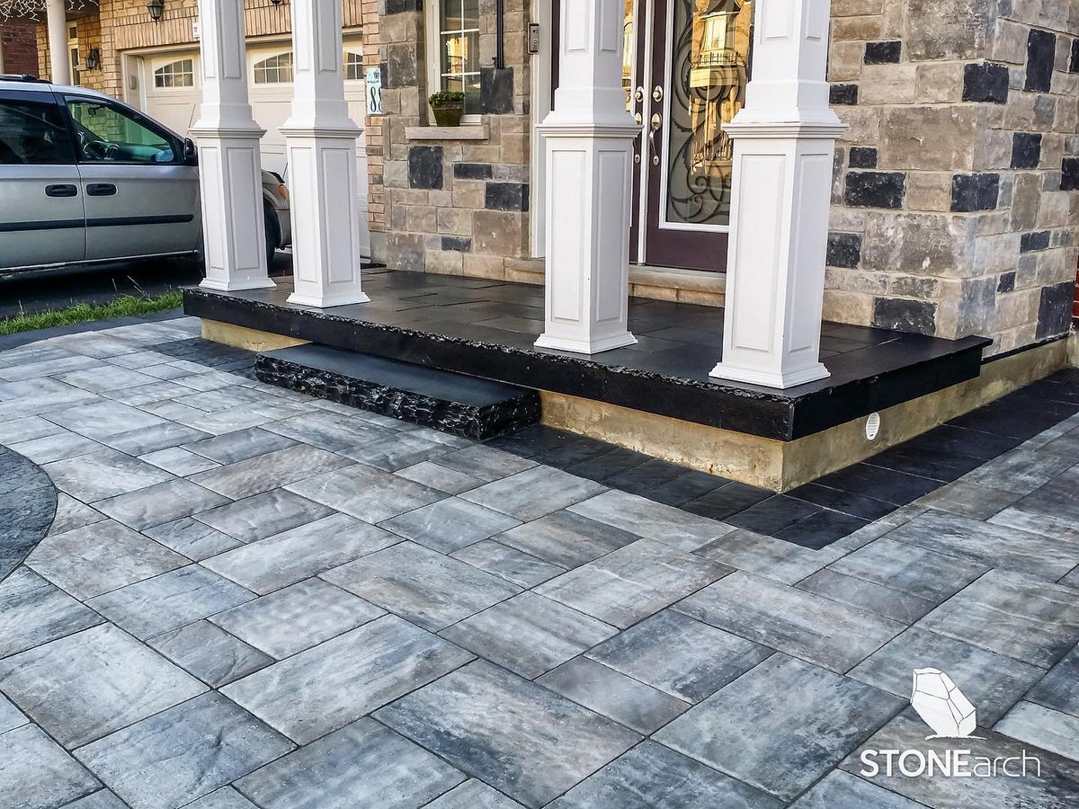 stonearchca's tweet photo. Our #Black #limestone can take your home’s front entry to a whole new level plus you don’t have to hurt your budget doing so 🤩
•
#STONEarch #naturalstone #hardscapedesign #homedesign #homeexterior #residentialdesign #exteriordesign #designinspiration #limestonefloor #frontentry https://t.co/ZcGwd7mbXh
