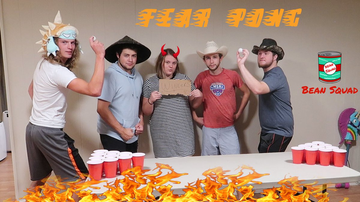BeanSquad_'s tweet photo. 🚨 New video is posted 🚨

FEAR PONG with the Beans

🔗Link: https://t.co/lMibq59BdA https://t.co/rY3Wpr6Td5