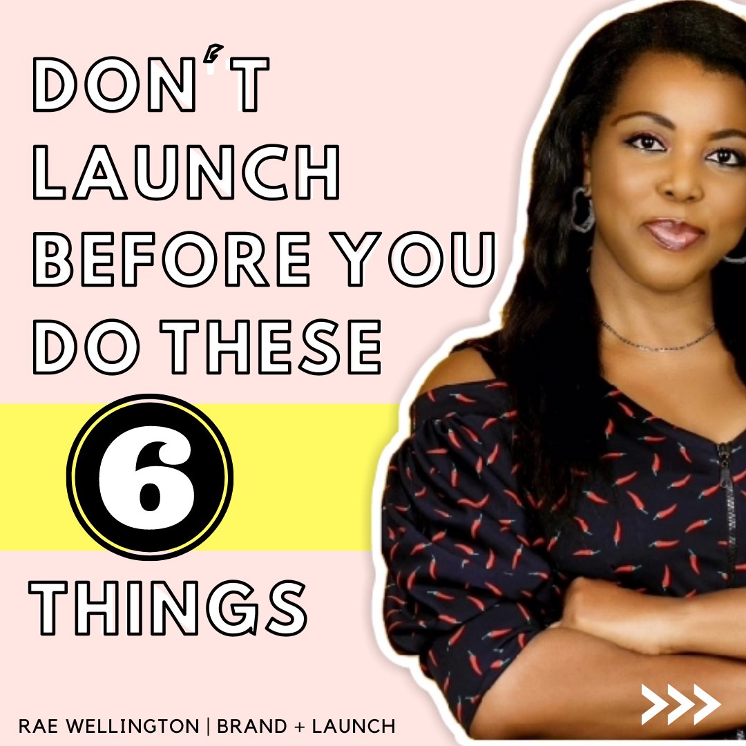 RaeWellington's tweet photo. Launching a new product can be super exciting (why not, of course it is such a big deal!) and it is easy to get caught up in all the excitement and anticipation. Just ensure to take these all important steps to help you have a great launch and massive win.
https://t.co/R9QuieYmlC https://t.co/3CZRdUstbe
