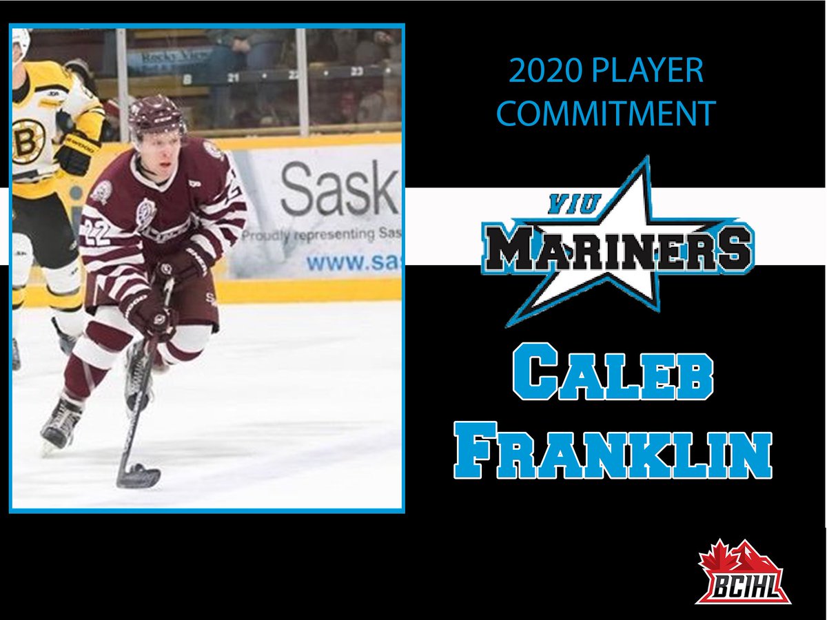 VIUHockey's tweet photo. "I'm super excited to play university hockey near home for a great program like VIU. Can't wait to meet everyone and get started!" - Caleb Franklin https://t.co/3QA8KMkPhC