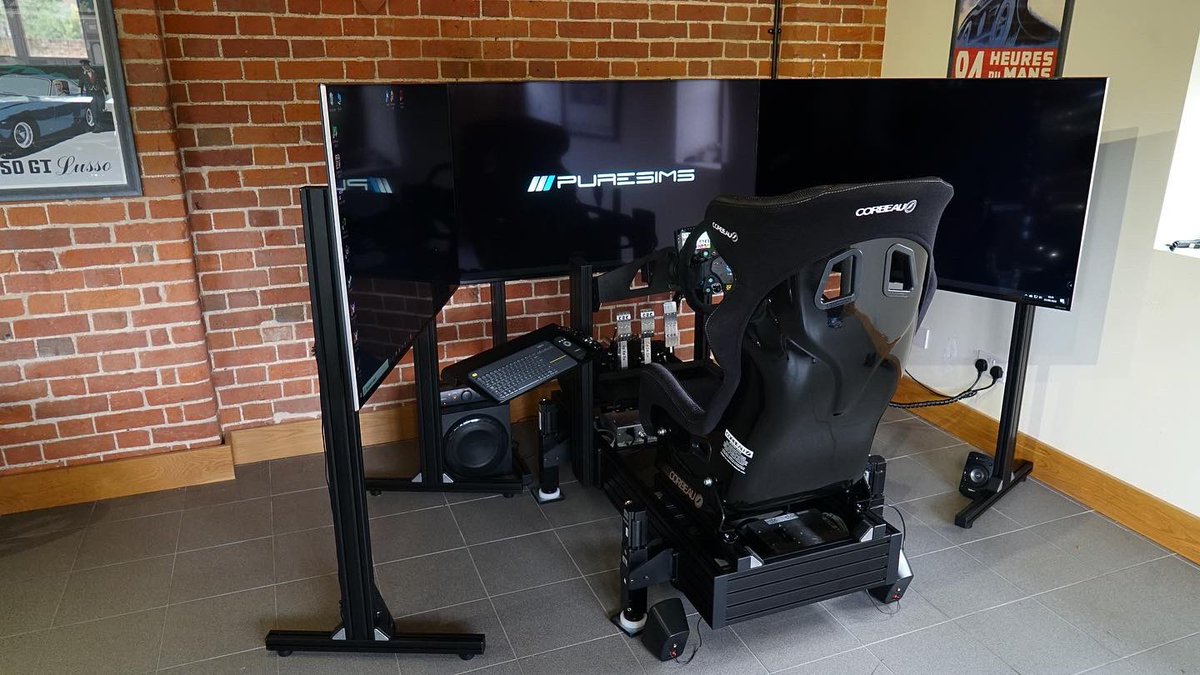 pure_sims's tweet photo. ‼️🔥 Ultimate Package - CRAZY SETUP!! 🤯

🎢 D-Box Motion
⚙️ Simucube 2 Pro
🎮 Cube Controls - GT Pro OMP Wireless
🕹 OBP Hydraulic Pedals
📺 LG 55” 120Hz SCREENS
🎧 Logitech Surround Sound 
💺 Corbeau Revenge X
🖲 Buttkicker Simulation Kit
🔧 Shifter + HE Handbrake

#WeArePure https://t.co/B4Gy3RCzcA