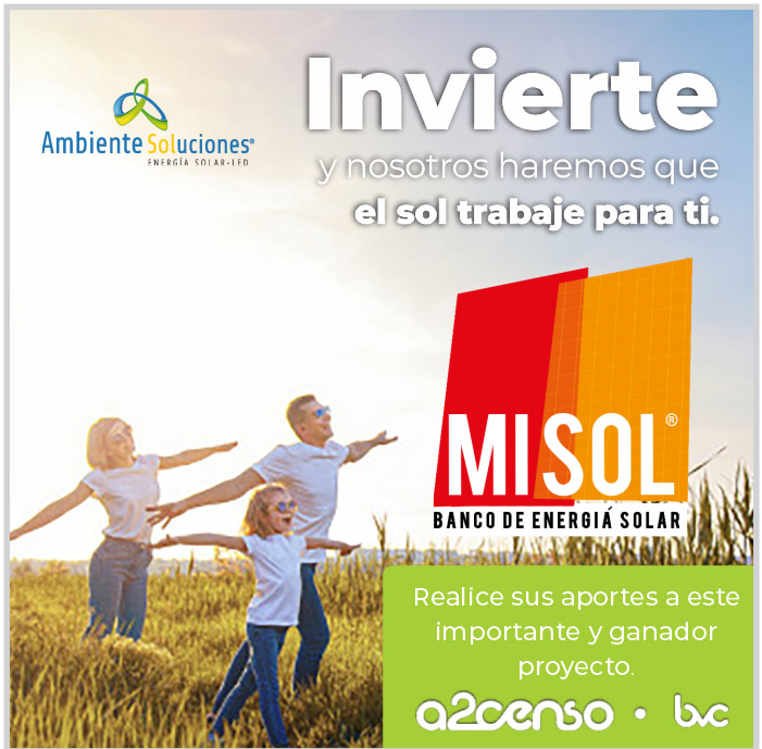 amb_soluciones's tweet photo. Ambiente Soluciones y MISOL 🌞🌞 Invierte en la plataforma Crowdfunding de financiación colaborativa respaldada por la Bolsa de Valores de Colombia.
#ambientesoluciones #energiasrenovables #tecnologiasolar  #iluminacion #solarpower #panelessolares #invertir https://t.co/vR4sZhQsfZ