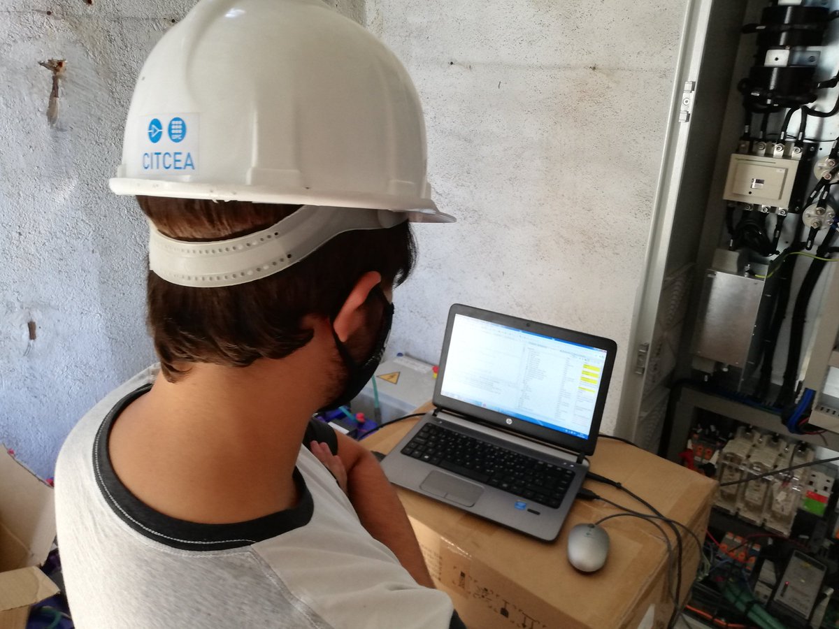 rgallartf's tweet photo. Another hard but useful day working on @RESOLvD pilot testing the PED from @CITCEA_UPC, integration RTU signals and supervising PQM from @ComSensus. Today we have validat sincronization between PED and electrical DSO grid https://t.co/NRi2MqpndQ