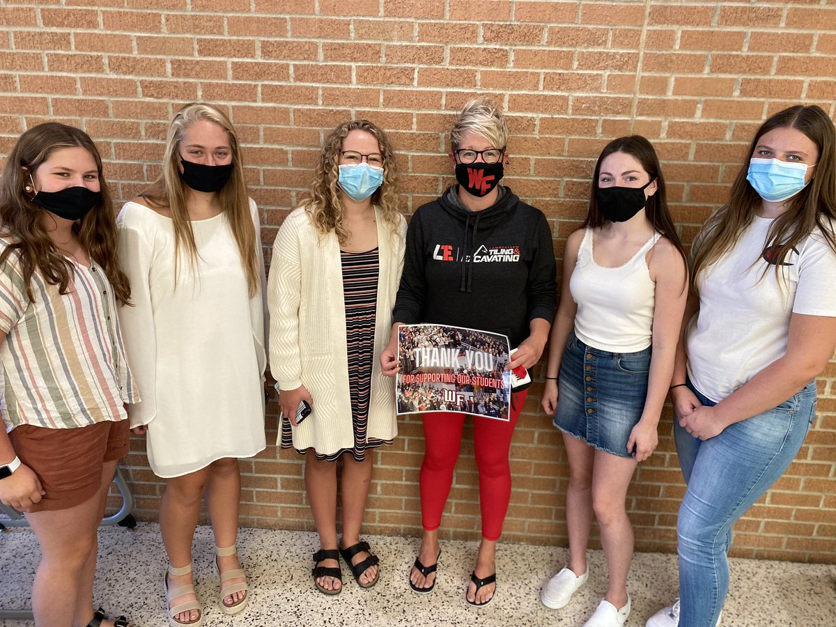 wfwarhawks's tweet photo. All K-12 West Fork students will be admitted to tonight’s Volleyball game against Northwood-Kensett free thanks to Lambertsen Tiling &amp; Excavating! We are so thankful that local business support Warhawk athletics. Come out and support the girls!

JJV 5:30
JV 5:30
Varsity 7:00 https://t.co/JaHLodz6pr