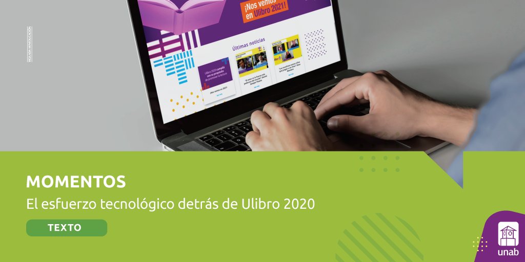 unab_online's tweet photo. #EnMayúsculas | La primera edición digital de #Ulibro2020 propuso una serie de retos sin precedentes.
Lee más 👉 https://t.co/jAAPtmhONd
Mira el boletín completo 👉 https://t.co/OEgTAB9gaM
@Ulibro @unabvirtual @ComSocial_unab
@creativeunab https://t.co/GAr0JhdxSd