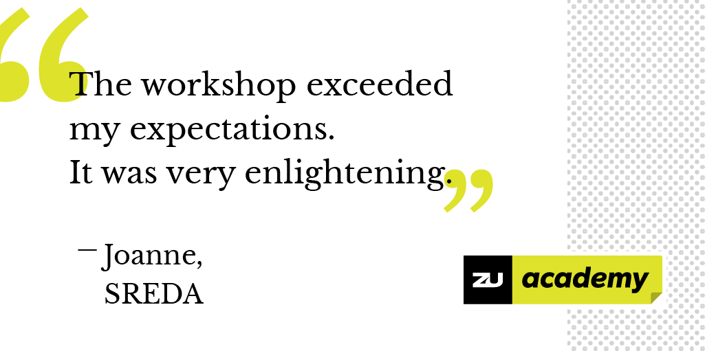 zutweets's tweet photo. Although we can't guarantee enlightenment, we do promise you'll walk away from any zu Academy course with a fresh perspective and tangible tools to put to work. 

Visit https://t.co/H4eemCyXV3 to learn more about Design Thinking: Fundamentals and Design Thinking: Intensive. https://t.co/MKfR5vhLh4