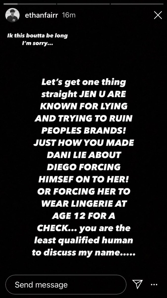 m3ssycult's tweet photo. #ethanfair has a few words about #jenarch , #daniellecohn and #mikeytua https://t.co/YuW8jQ90PU