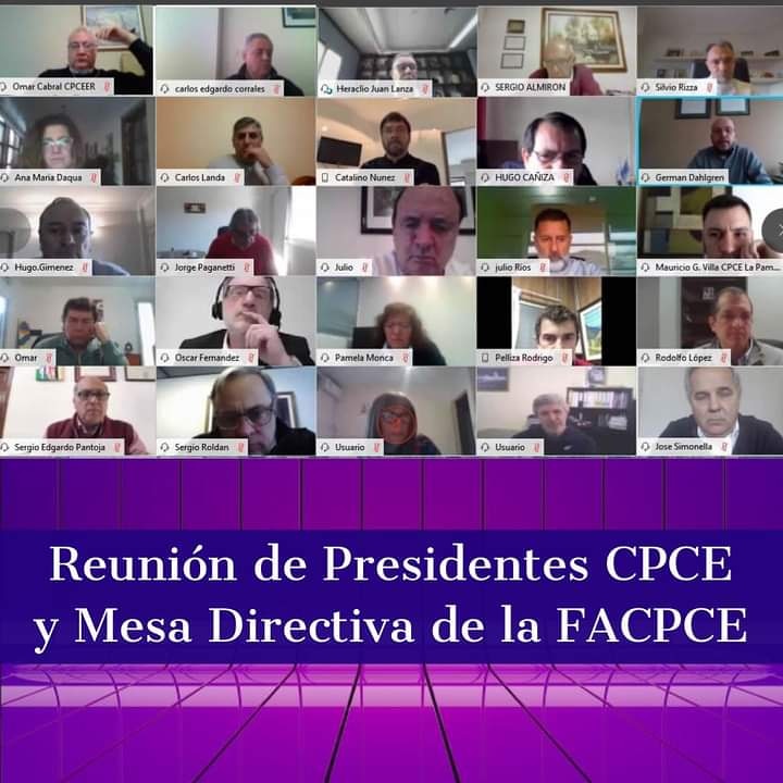 CpceChaco's tweet photo. 📣📢🔊🔉Te informamos:Nuestro Presidente 👨��� Dr. Germán Dahlgren participo hoy del encuentro virtual de trabajo entre los presidentes de los Consejos Profesionales de Cs. Económicas y la Mesa Directiva de FACPCE para tratar temas relativos al ejercicio profesional.
#CPCECH https://t.co/dgTnnWXvs7