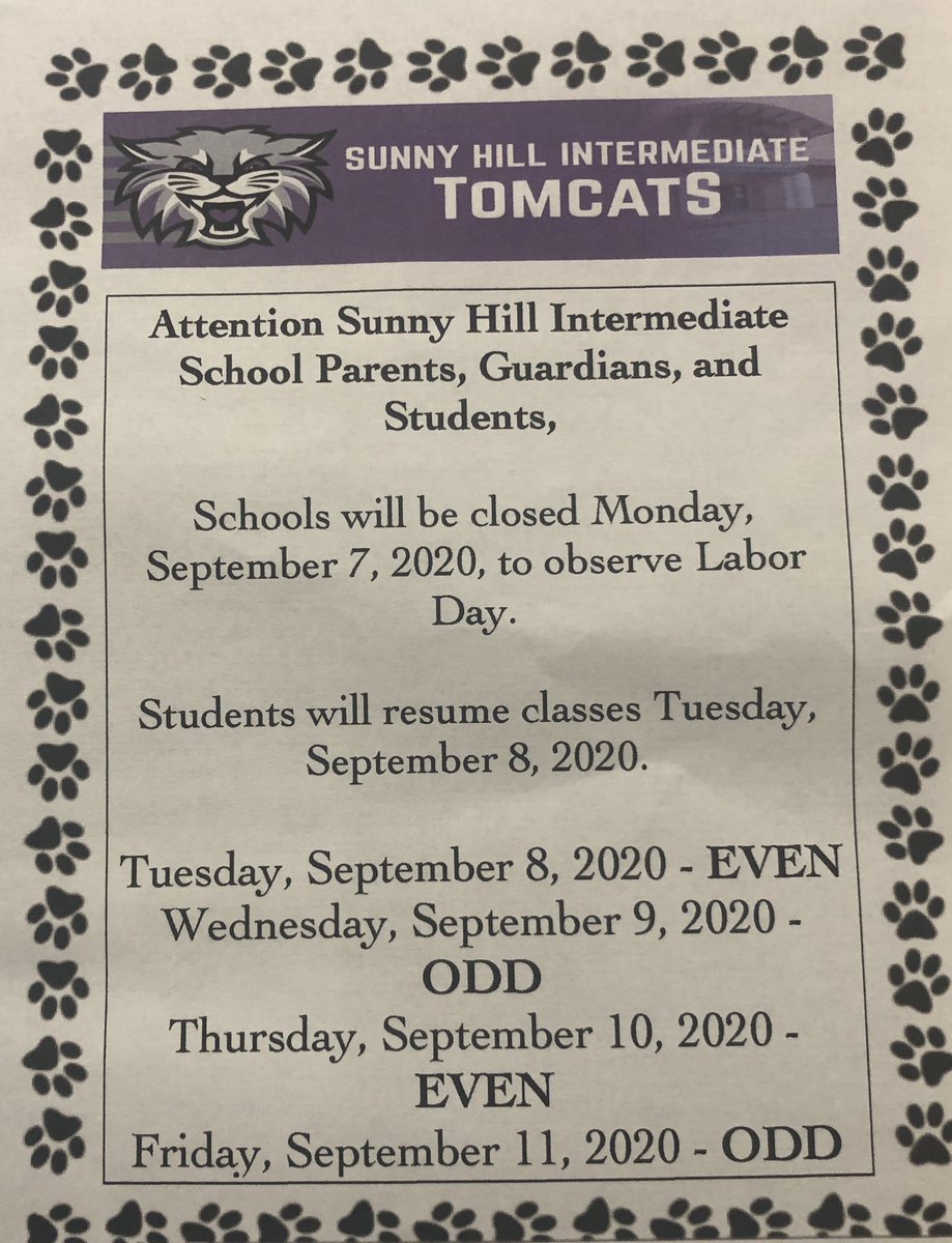 Sunny Hill Intermediate School tweet media