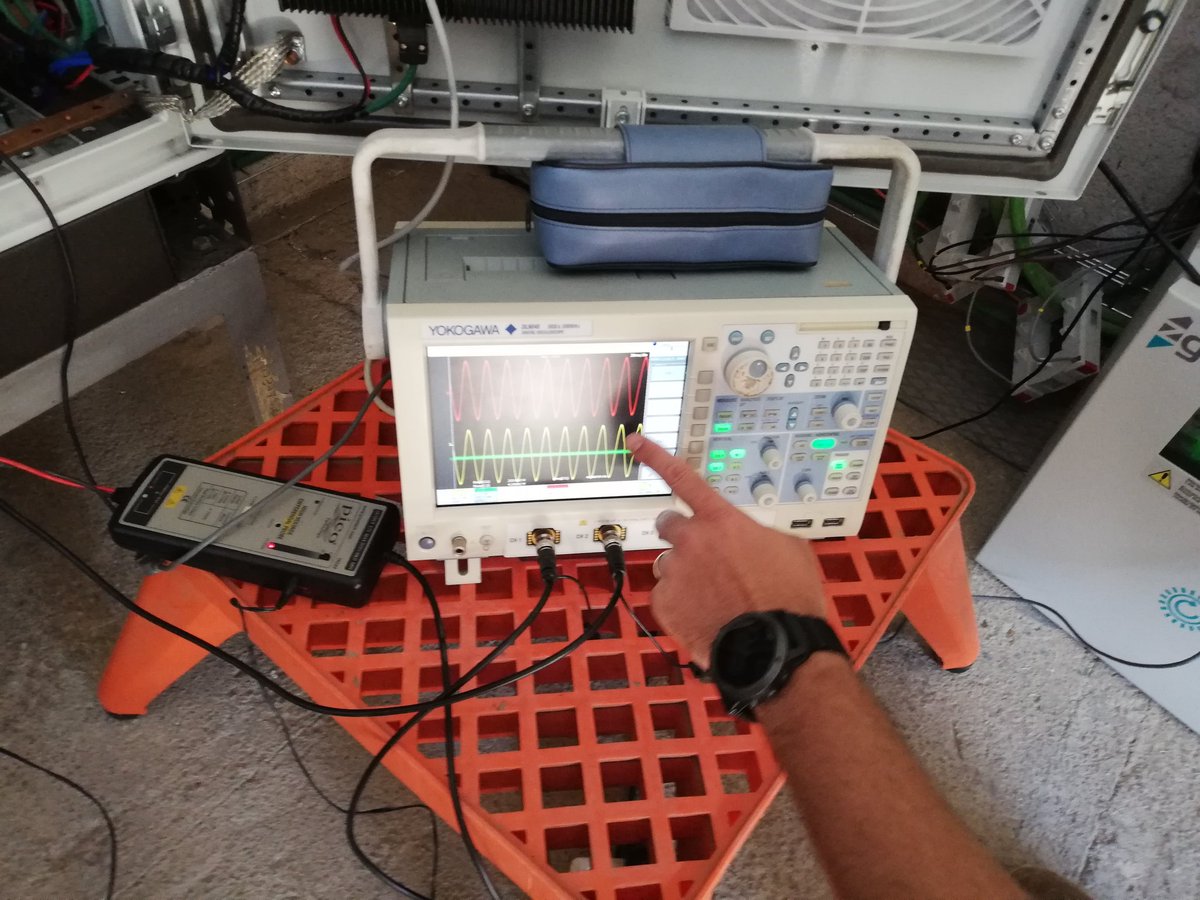 rgallartf's tweet photo. Another hard but useful day working on @RESOLvD pilot testing the PED from @CITCEA_UPC, integration RTU signals and supervising PQM from @ComSensus. Today we have validat sincronization between PED and electrical DSO grid https://t.co/mAFj9fXjt4