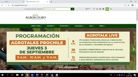 prochileco's tweet photo. Hoy tuvimos nuestra 2º jornada de #Agrotalks de @ProChile en @EAgrofuturo, el escenario más importante para el sector #Agro en #Latam. 3 interesantes paneles de conversación sobre tendencias y oportunidades en tecnología innovación junto a +250 empresarios conectados. https://t.co/7edzrkYxY5