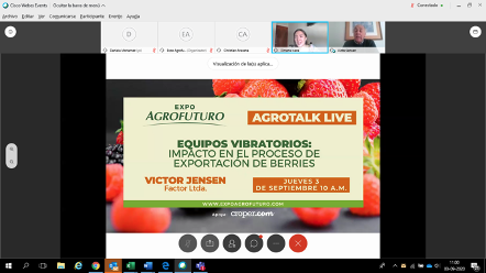 prochileco's tweet photo. Hoy tuvimos nuestra 2º jornada de #Agrotalks de @ProChile en @EAgrofuturo, el escenario más importante para el sector #Agro en #Latam. 3 interesantes paneles de conversación sobre tendencias y oportunidades en tecnología innovación junto a +250 empresarios conectados. https://t.co/7edzrkYxY5