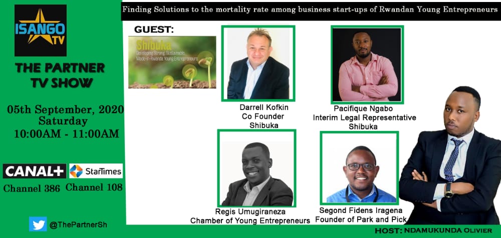 Looking forward to joining <a href="/Olivier_ND/">Ndamukunda Olivier</a> on @ThePartnerSh on Saturday on <a href="/isangostar/">IsangoStar</a> with <a href="/rajregis1/">Regis UMUGIRANEZA🇷🇼</a> <a href="/SFidens/">Segond Fidens IRAGENA</a> and <a href="/pacifiqngabo/">Pacifique Ngabo #inkotanyi</a> to discuss youth entrepreneurship in #Rwanda and how <a href="/Shibuka2020/">Shibuka</a> is building a strong ecosystem with <a href="/CYEPSF/">YoungEntrepreneurs</a> <a href="/UniWestminster/">University of Westminster</a>  and other great partners
