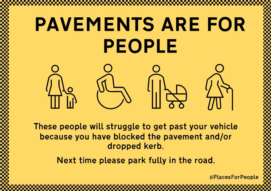 After some requests I've now made three versions of the leaflet.

Download here: dropbox.com/sh/fdr4e4wndek…

#PavementParking #PlacesForPeople