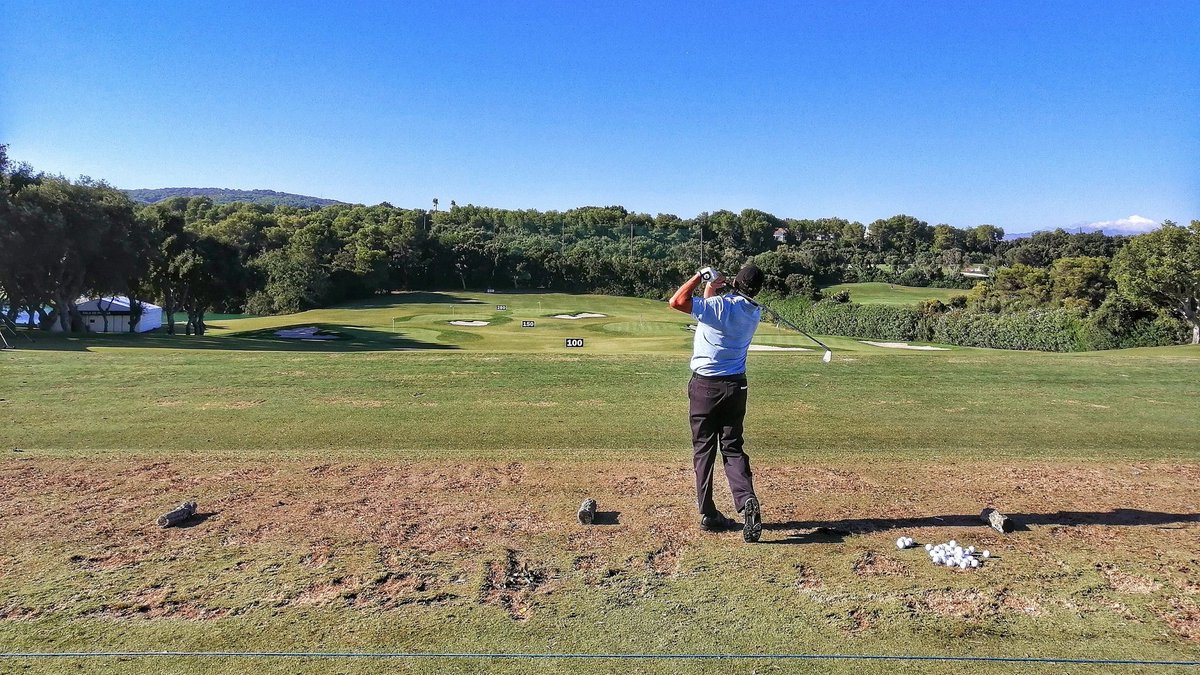 DPWorldTour's tweet image. 54 years old. The only player left on the range 👊

#ValderramaMasters