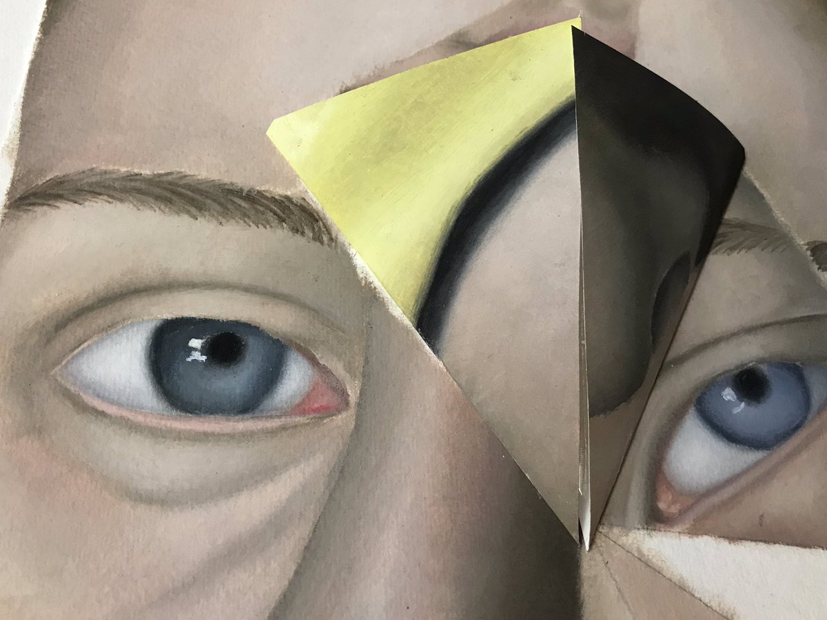 StGabrielsNews's tweet photo. An eye for detail and the ability to view situations from all angles has been essential for staff today as they prepare for the safe return of pupils on Monday. 
Similarly Eloise’s superb 3D artwork deserves close scrutiny - take a look at the amazing eyes! https://t.co/kHsFXRizId