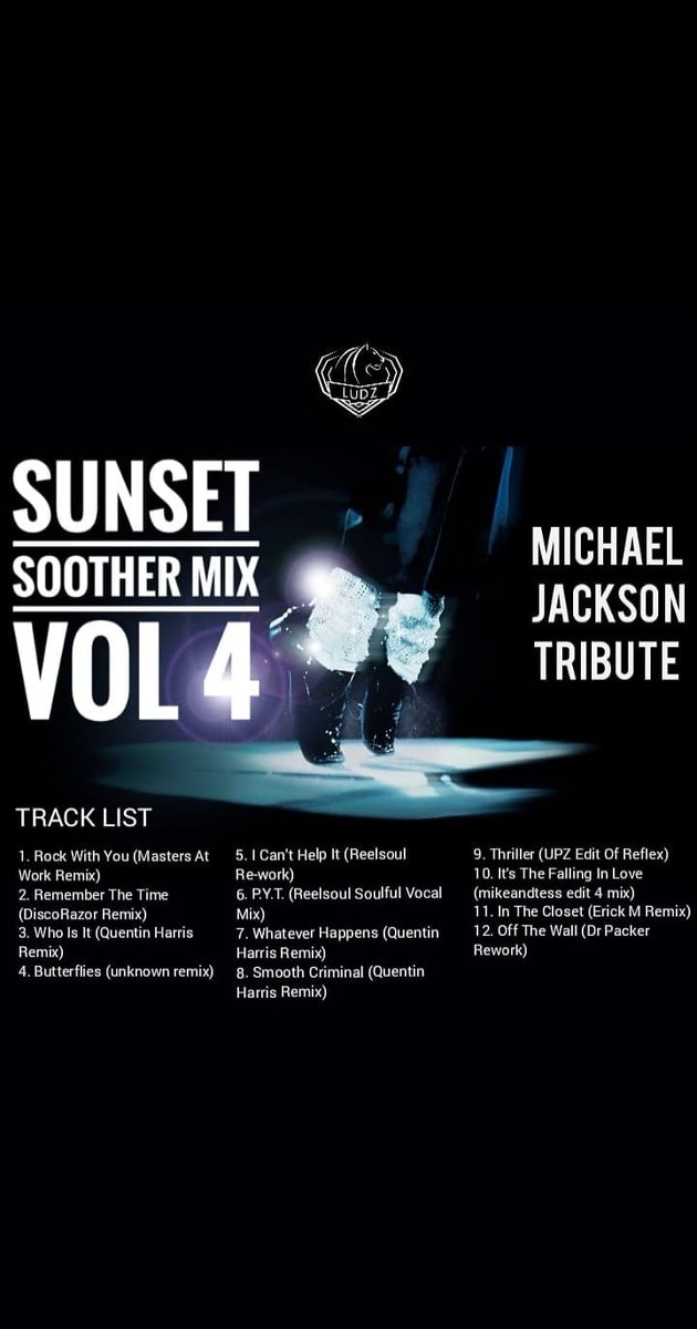 Ludz_SA's tweet photo. Dropped 2 mixes this week โค๏ธ
Here they are...
๐ง #SunsetSootherMix VOL 4 (Michael Jackson Tribute):
https://t.co/haqctPyYLf
๐ง #MyReflectionsMix on #TheRhythmWithTsheko (Radio 2000): https://t.co/RwCafmh98k https://t.co/LoQ8Uf2amQ
