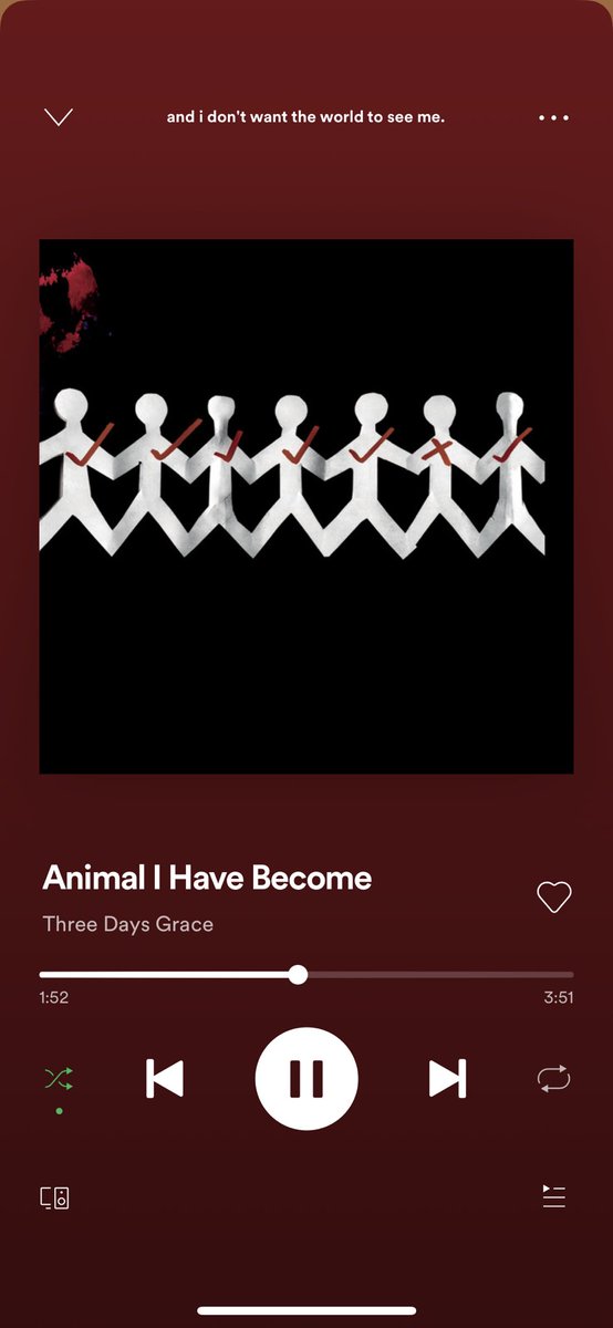 teen me really thought i was some kind of monster and relating to this song for no reason