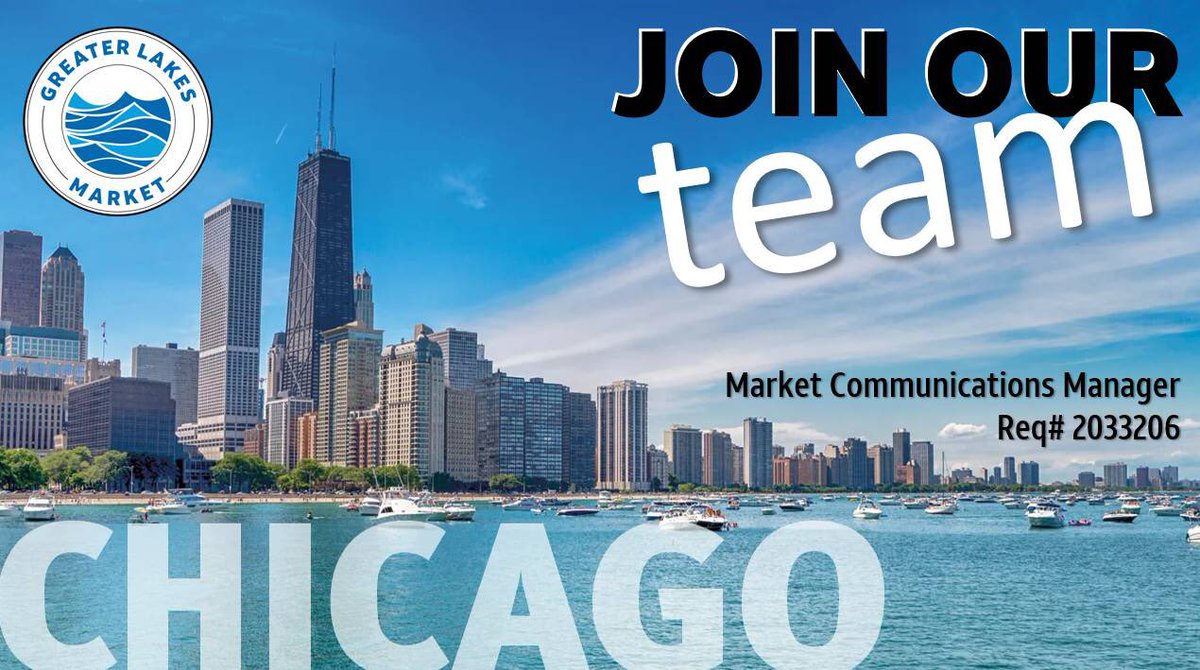 Are you creative? Have an eye for detail? Love engaging on social platforms?  Digital guru?  Enjoy creating unique video content?  Come join our team as Market Communications Manager supporting Greater Lakes!!! #LifeAtATT <a href="/CentralRgnVoice/">CentralRegionVoice</a> <a href="/TomMonahan10/">Tom Monahan</a> <a href="/ElizabethHart_/">Elizabeth Hart</a>