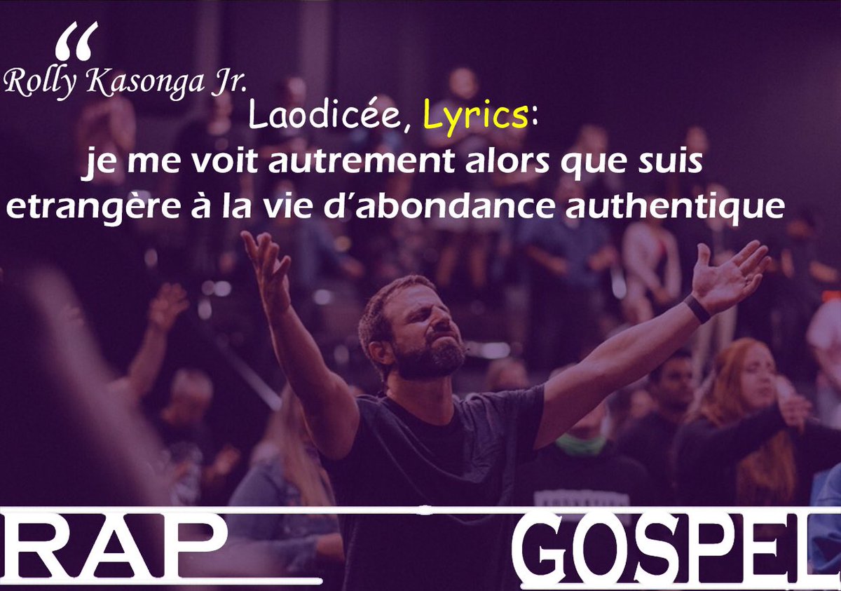 DitMoi3's tweet photo. 🔜•Laodicée⛔️
—-
•L’église du septième âge est le titre du #Single de @KasongoRolly qui nous arrive
•
#laodicée #rapgospel #rapchretien #gospel #rapdrc #jeuneentrepreneur #talent https://t.co/F5yE0tRNDy