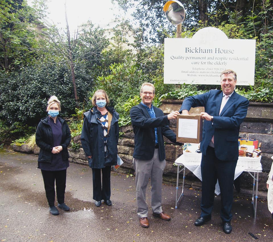 bickhamhouse's tweet photo. Big thank you to everyone involved in our raffle. Special thanks to Margaret who was driving force in organising it and came up with the idea. The money raised will be used to repair a damaged roof in our care home #altrincham #sirgrahambrady #raffle #carehome #Covid_19 #elderly https://t.co/Tj24xoHG8F