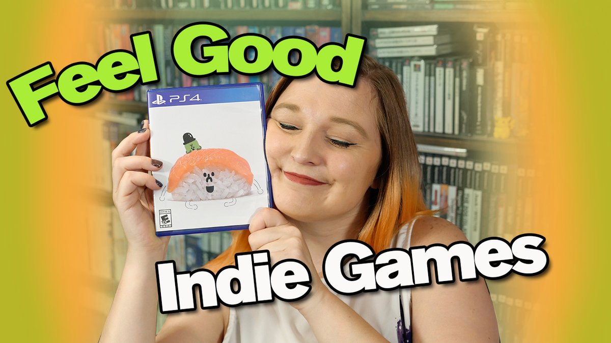 KinsZilla's tweet photo. Surprise! For my birthday I wanted to release a new video... and here it is! 

I've been playing a lot of Indie Games recently, so many of them are charming, wholesome, and just make me feel GOOD. Here's what I'm playing now!

https://t.co/LSJZ5nujuw https://t.co/EWNVdUPlwr