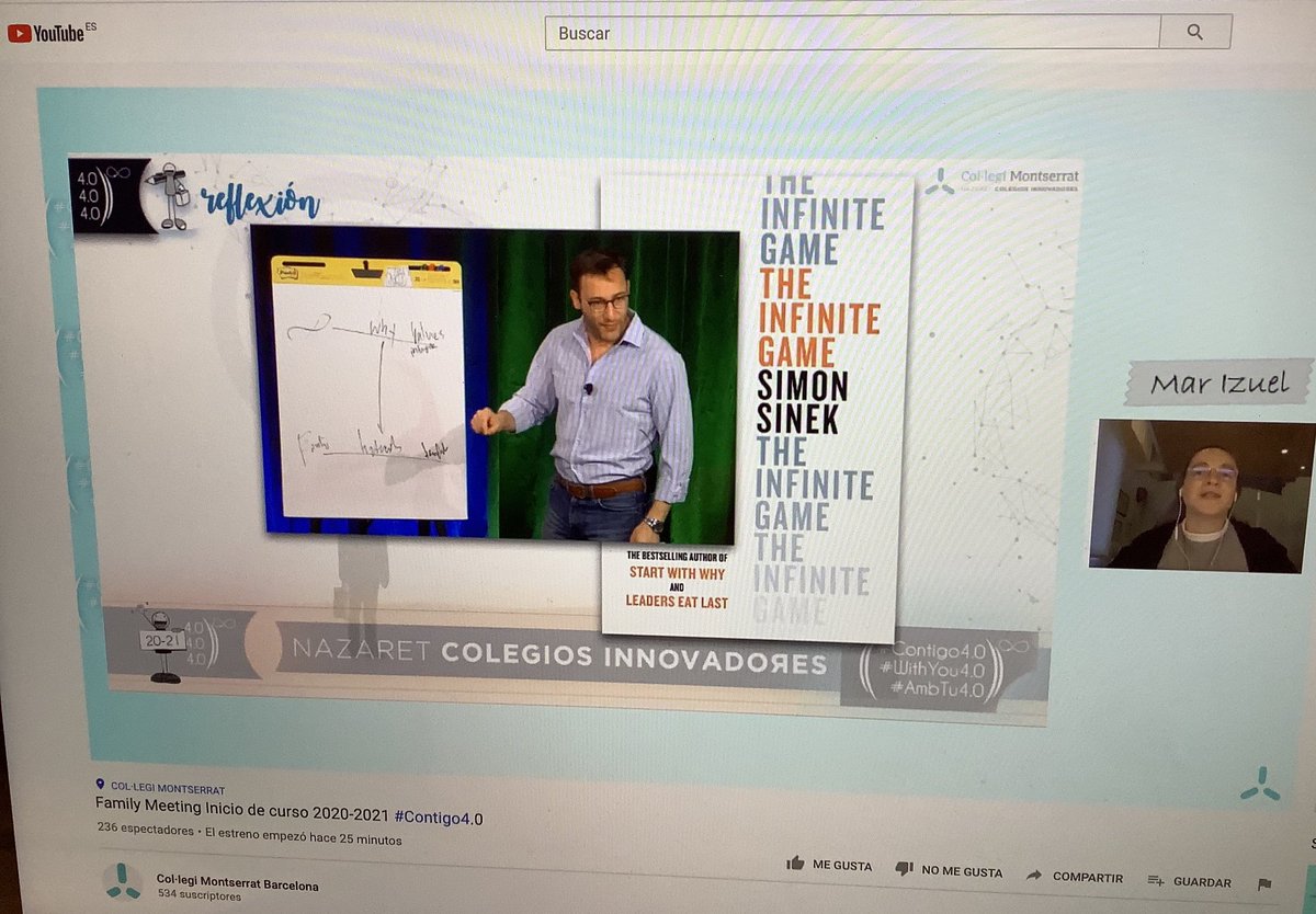 colemontse's tweet photo. Madre @MarIzuel directora del @colemontse inaugura les trobades online amb les famílies compartint les #Throughlines del curs i tot allò que volem que sigui el nostre horitzó! Pots seguir en directe la conferència al nostre YouTube:
🔴▶️ https://t.co/IGHjav4KWu https://t.co/W0Q3NQc3Jn