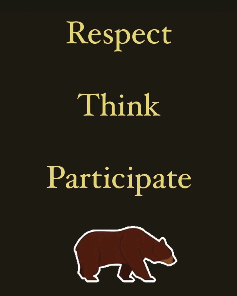 vhsgrizzlies's tweet photo. @vhsgrizzlies 🐾 🌍 Respect, Think &amp; Participate...#MoreThanASchool #euhsd #euhsd 💛💛💛 https://t.co/bI1vNMDKXg