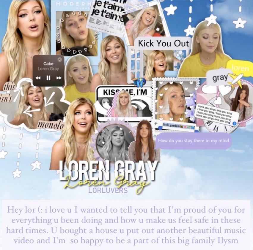 lorluvers's tweet image. I love u @iamlorengray