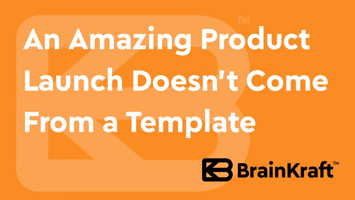 brainkraft's tweet photo. New article from BrainKraft. An Amazing #ProductLaunch Doesn't Come From a Template. https://t.co/8hnO7gi0IE

#productmarketing #productmanagement #marketing #launch https://t.co/RP6zBSxCu3