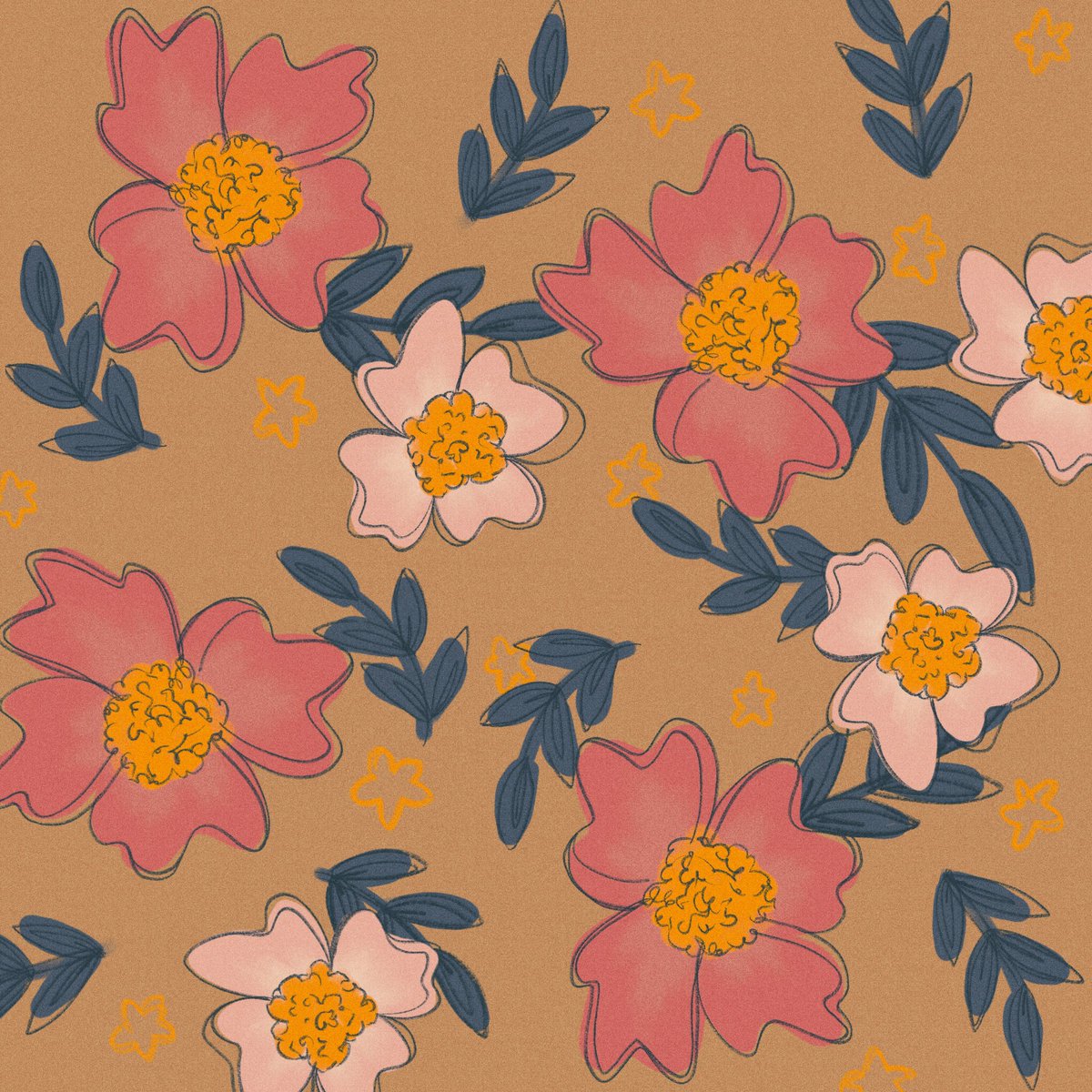 lavendermenaced's tweet photo. I’ve started doing #thepatternchallenge that’s going around Instagram, and it’s been fun to some quicker, repeating illustrations ✨ the themes of the first three days were flowers, moon and power (guess which is which lol) https://t.co/ZuLBhGUlAn