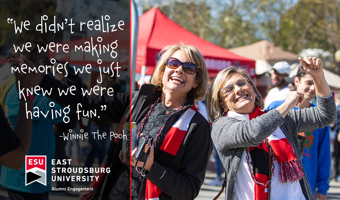 WarriorAlumni's tweet photo. “We didn’t realize we were making memories, we just knew we were having fun” – Winnie The Pooh. Even though campus looks different this semester, we are still ready to have some fun. Visit, https://t.co/pQKS1s086c to see upcoming virtual events!
#ESU #Alumni #warriorsgovirtual https://t.co/qqLQ0tNKdi
