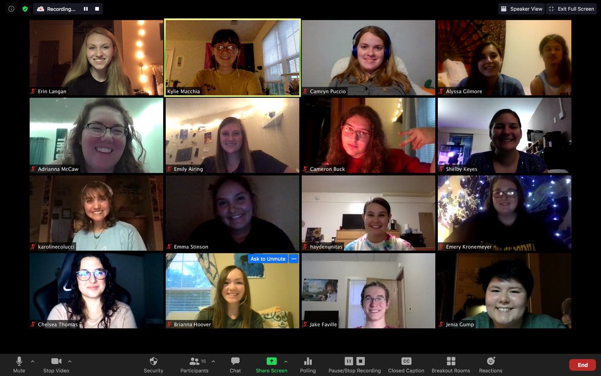 Thank you so much to everyone who attended our open rehearsal last night! We had a great time getting to know you and talking about the semester ahead!