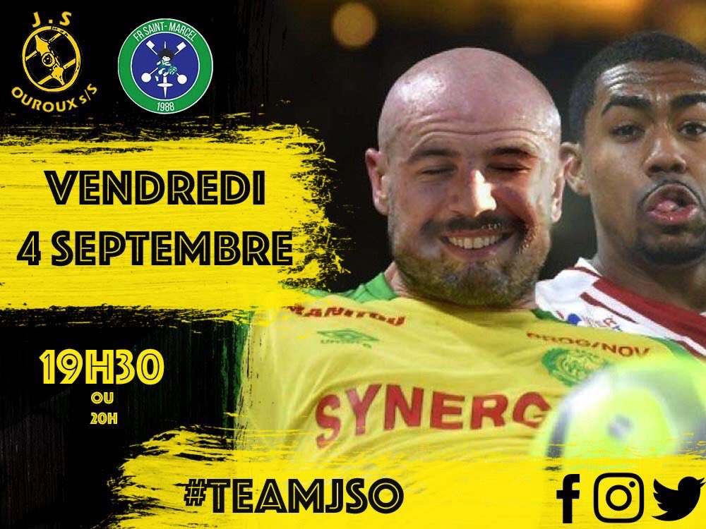 JSOuroux's tweet photo. DEMAIN C'EST... MAAAAATCH 
Cette fois-ci les Ouriats recevront l'équipe C du FRSM
la préparation se fera surtout du côté du club house : Ahmed s'occupe du pain et des merguez
Personne ne s'est proposé pour prendre la bidoche et le clacos.. 
#TeamJSO 💛🖤
￼ https://t.co/tEqVt406Ui