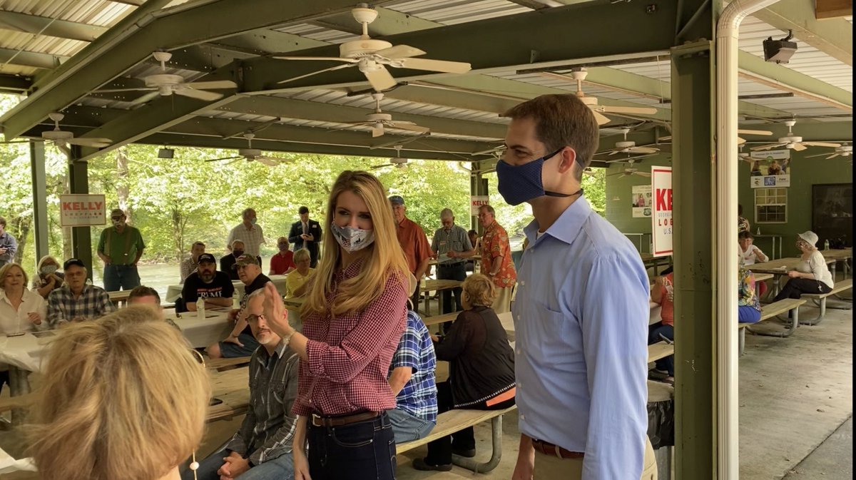 KLoeffler's tweet photo. Kicked off our day with a great stop in Gilmer County with @TomCottonAR! 

I’m proud to have a strong conservative fighter supporting me and joining us on our All About Georgia Tour. #gasen #gapol https://t.co/qqnZ4GbxAa