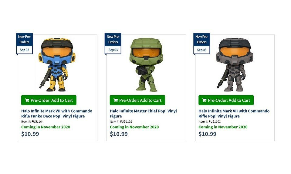 funkofinderz's tweet photo. Preorder Now: Halo Infinite Pop! at Entertainment Earth #ad #haloinfinite @halo
.
https://t.co/CYKE1VA6vZ
.
Link in bio! MINT CONDITION GUARANTEED AND NO CHARGE UNTIL IT SHIPS. https://t.co/RR5kiAP5YP https://t.co/72sCLhYZET