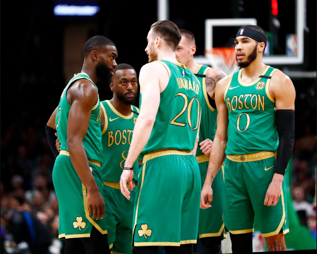 8. The Eternal Rivalry Pt2This series could come down to Brown, Tatum, Kemba, Hayward & Brown Vs LeBron & AD. Both teams have talented starting lineups and questionable depth. Boston's starting talent is more distributed while LA's is concentrated in Bron and AD.