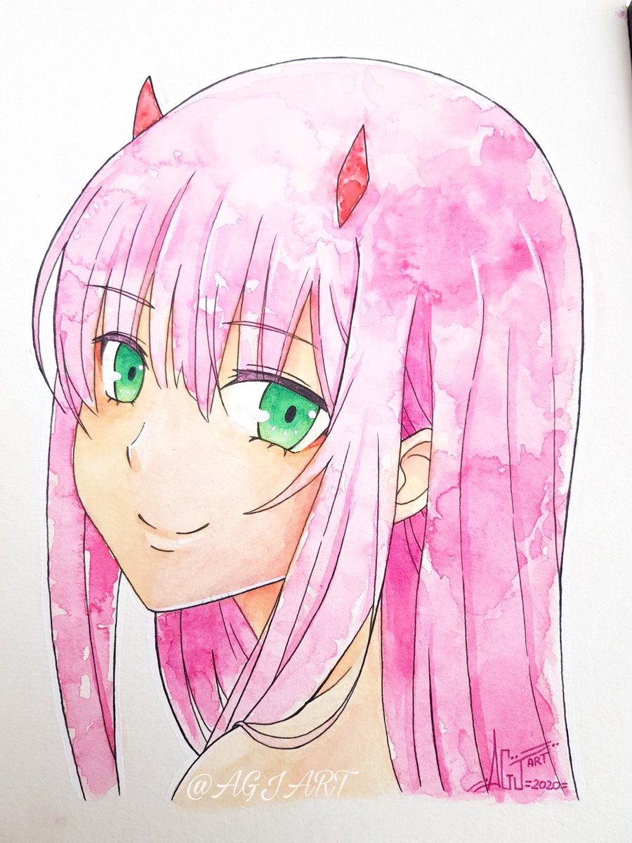 AGJART_'s tweet photo. Finished drawing of this cute baby ❤️#zerotwodrawing https://t.co/hoVie6waoU