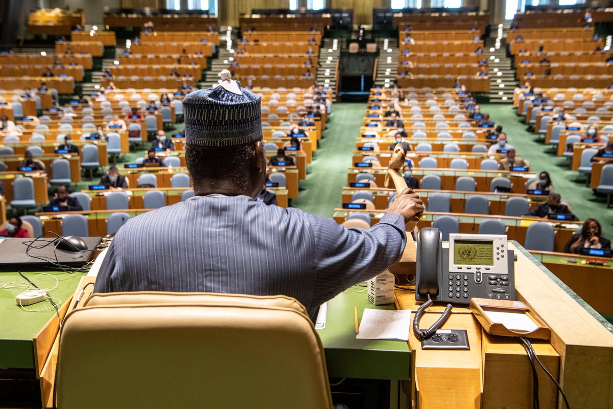 As the chief deliberative body, the #UNGA has continued working throughout this difficult period. It has done so in full partnership with the Secretariat and all other @UN organs. We have ensured business continuity on critical issues for the Assembly and for the world 🇺🇳