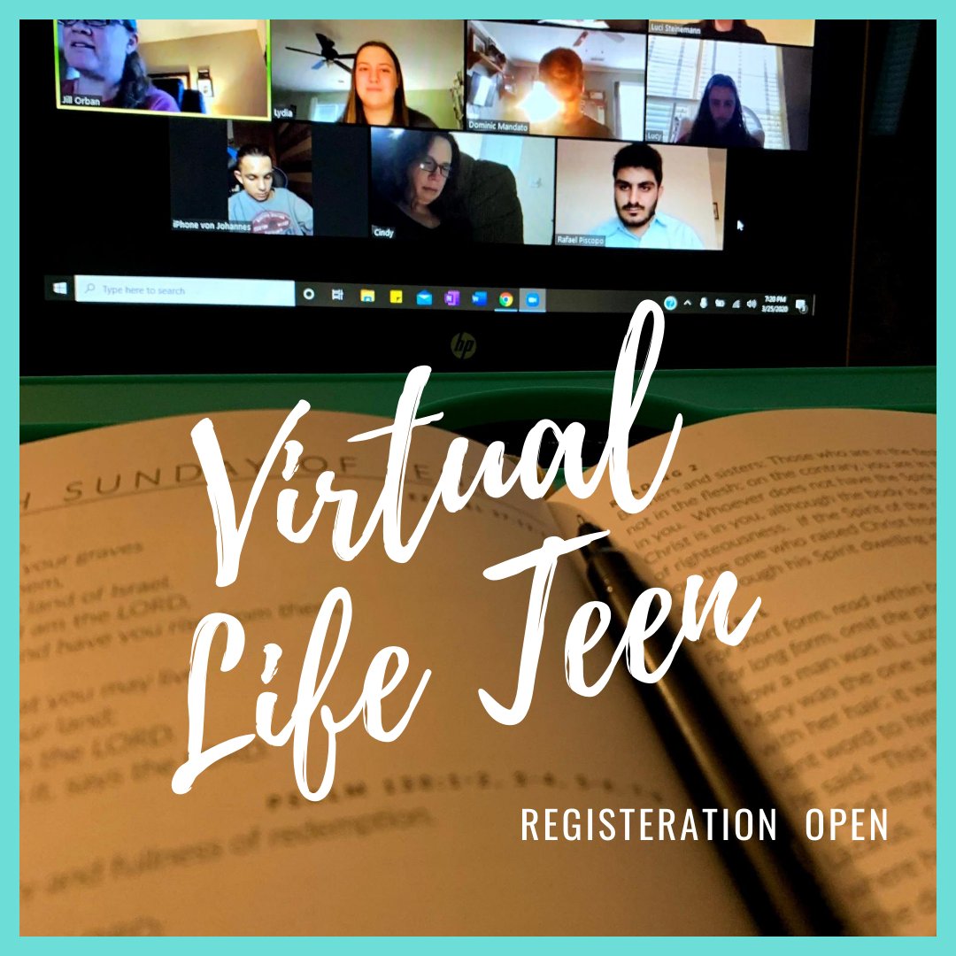 LifeTeenSTA's tweet photo. Life Nights are returning this fall through our new Virtual Life Teen Program. Registration is now open and we are a few short weeks away from our first Life Night of the year!!! Make sure you are registered to be a part of this amazing new program! 

#lifeteen #stalifeteen https://t.co/ORoleiRupm