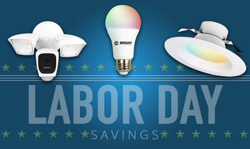 IBRIGHT_LED's tweet image. It&apos;s almost Labor Day! Enjoy a day full of savings. Save on your favorite IBRIGHT products such as our Smart LED Color changing Light Bulb, Recessed Downlight, Strip Light, Smart LED Floodlight Security Camera. Check us out. #LaborDay #Savings #SmartHome amzn.to/3bnuZ3y